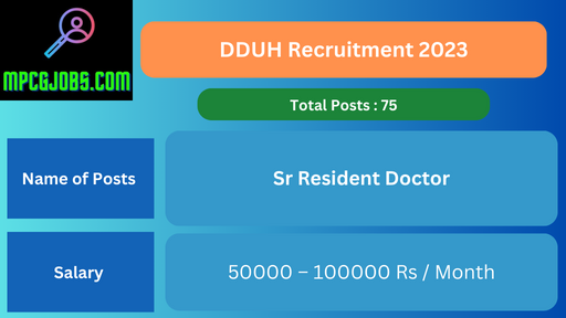 DDUH Recruitment 2023